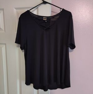 Strappy V-Neck T-shirt